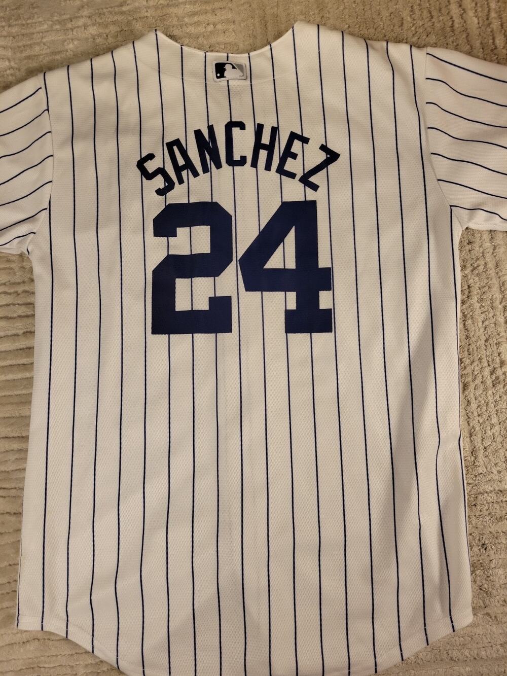 Majestic Gary Sanchez New York Yankees Jersey Baseball Youth Large 14-16 Boys